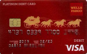 wells fargo debit card number